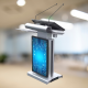 Double-screen Integrated Digital Podiums : HS-DSDP