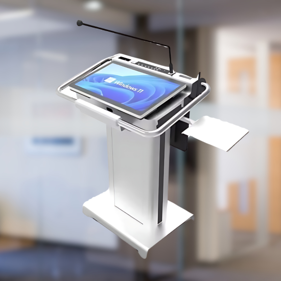 Double-screen Integrated Digital Podiums : HS-DSDP