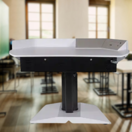 Electric lift height adjustable Digital Podium :HS-ELDP