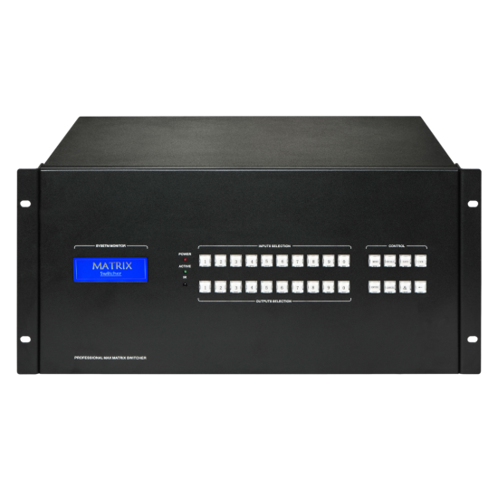 17 input and 17 output port Hybrid Modular Matrix Switcher: HS-MX1717