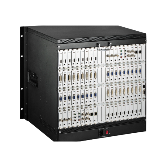 36 input and 36 output port Hybrid Modular Matrix Switcher: HS-MX3636