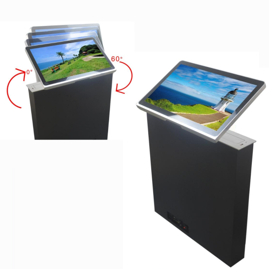Ultra Light Monitor Lift With Screen : HS-LL-S