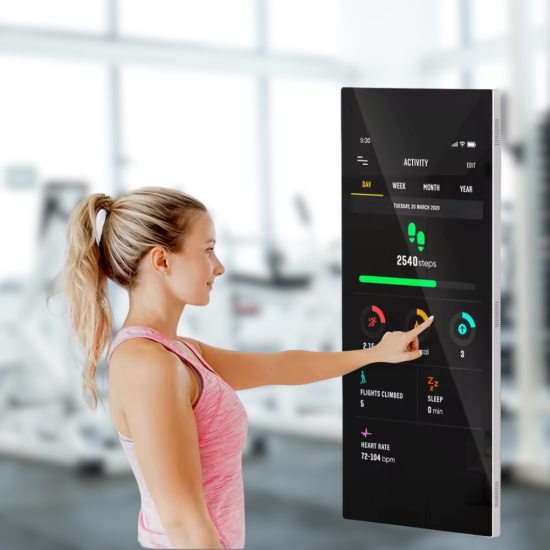 32” Inch Smart Fitness Mirror Wall: HS-32IMW