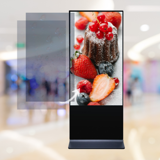 50" inch Floor Standing Digital Signage: HS-50KUPCAP 