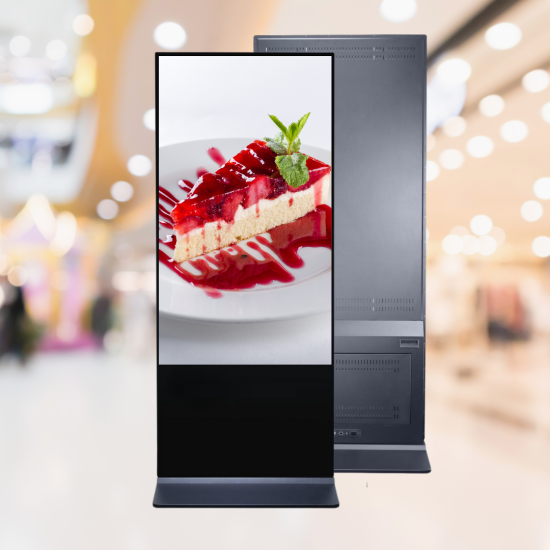 43" inch Floor Standing Digital Signage: HS-43KUPCAP