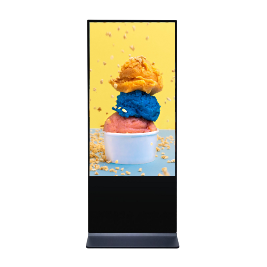 75" inch Floor Standing Digital Signage: HS-75KUPCAP 