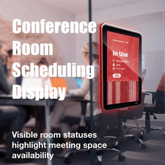 10.1 inch Room Booking Displays with Android OS:HS-101MA-PCAP