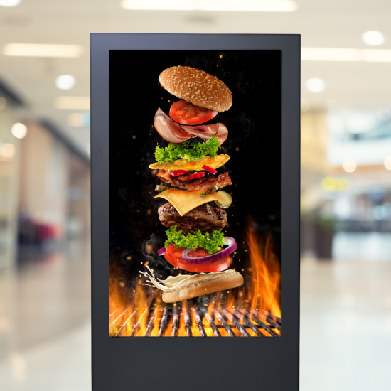 75" inch Outdoor Kiosk : HS-75ODIP66