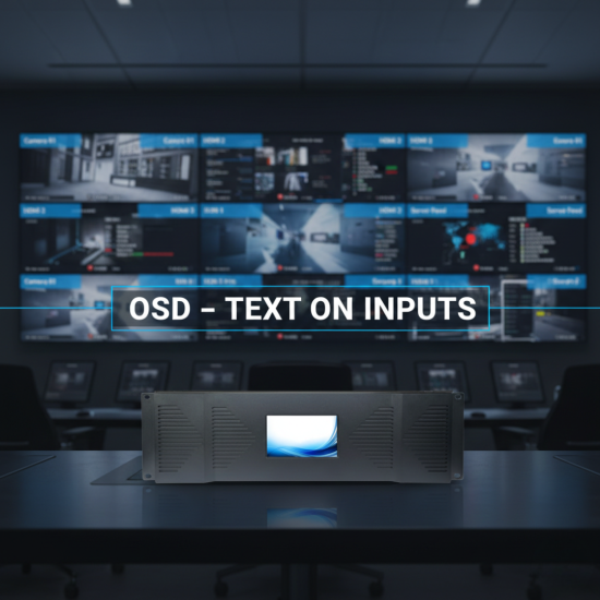 4K UHD Modular Video Wall Controller - Support both LED/LCD Video Walls HSVPU Series