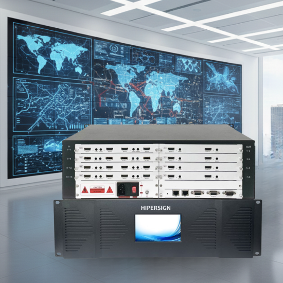 4K UHD Modular Video Wall Controller - Support both LED/LCD Video Walls HSVPU Series